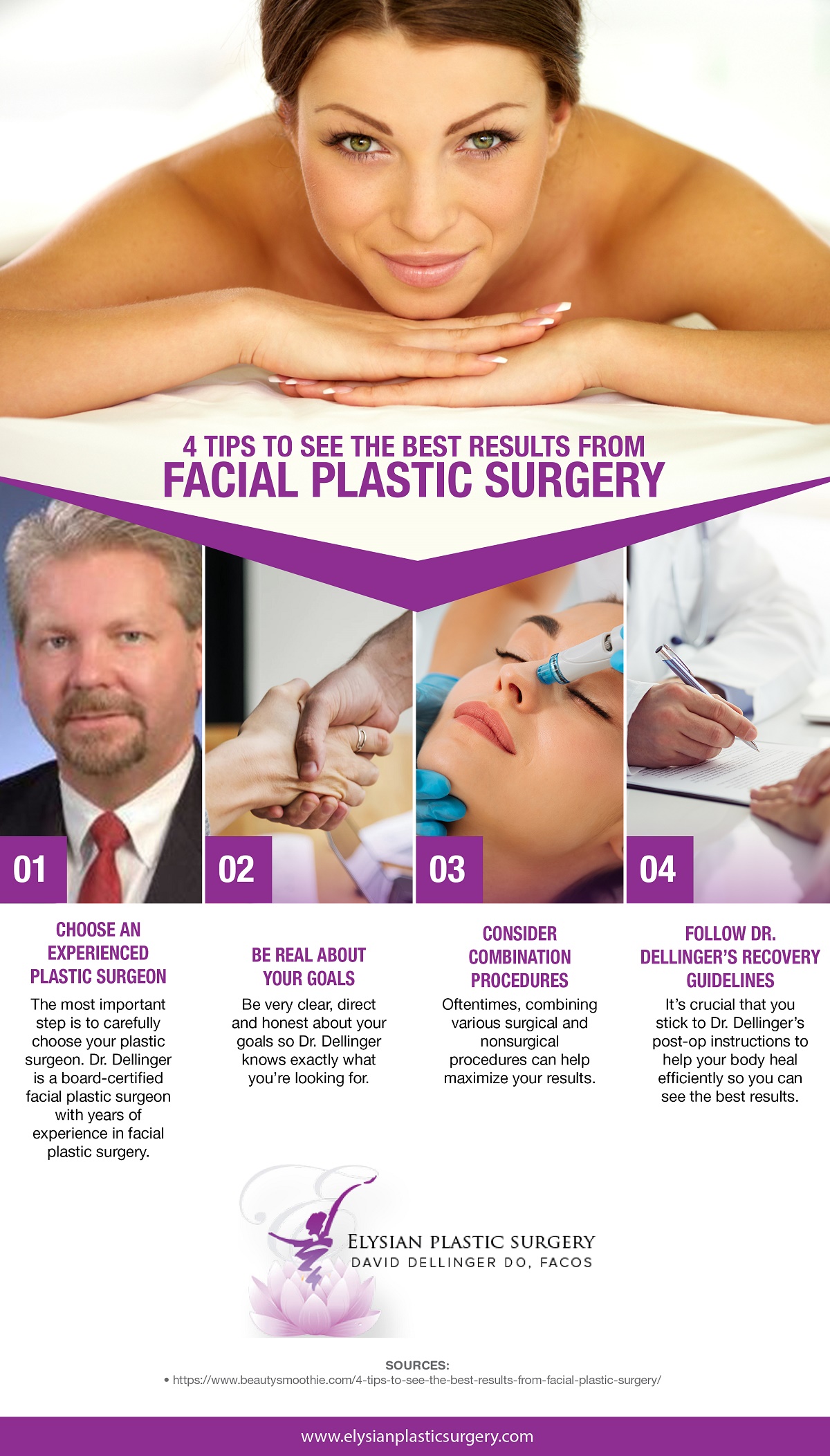 4 Tips To See The Best Results From Facial Plastic Surgery  [Infographic] img 1